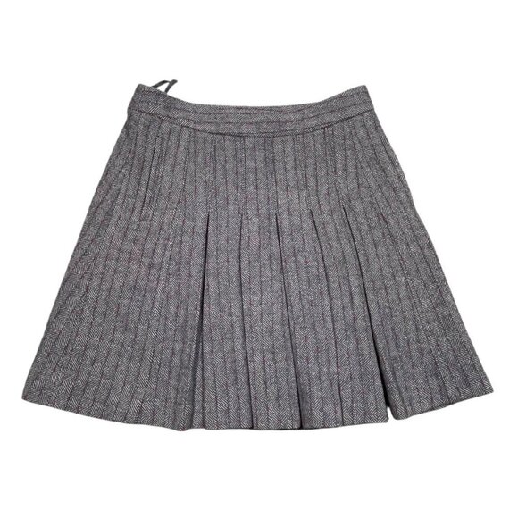 Odille by Anthropologie Tweed Pleated Skirt (Size 4) - Picture 1 of 8